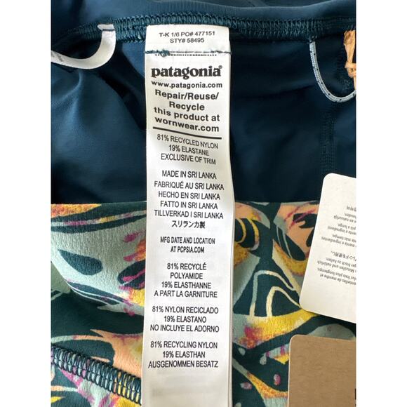 PATAGONIA Maipo Skort  Wild botanist tidal teal Small NWT - Picture 5 of 6